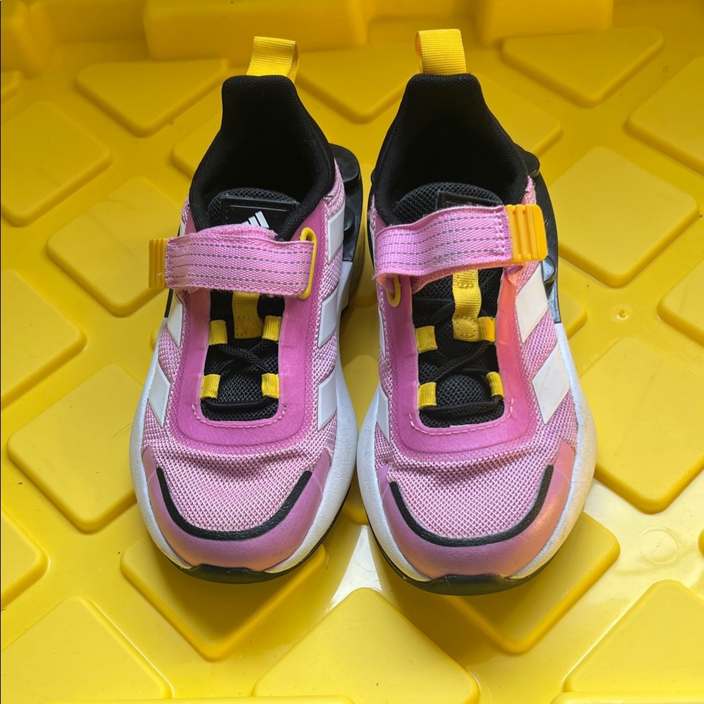 adidas Kids Sneakers in Pink and Yellow